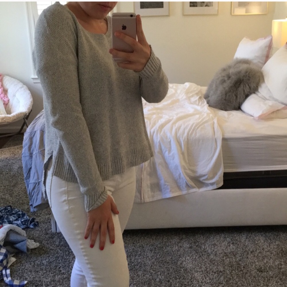 Madewell gray sweater